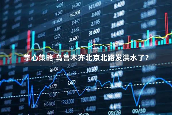 掌心策略 乌鲁木齐北京北路发洪水了？