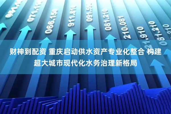 财神到配资 重庆启动供水资产专业化整合 构建超大城市现代化水务治理新格局